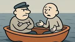 Dowcip: Szalupa na oceanie, gdzie mech?