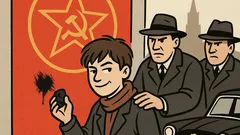 Dowcip: Moskwa 1967, dopisek na plakacie