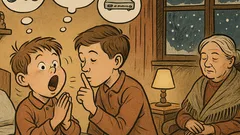 Dowcip: Dwóch chłopców nocuje u dziadków