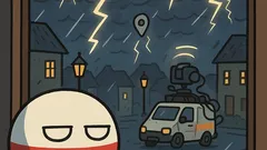 Dowcip: Co to jest, gdy na dworze błyska?